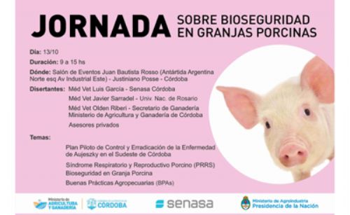 Jornada de Bioseguridad en Granjas Porcinas