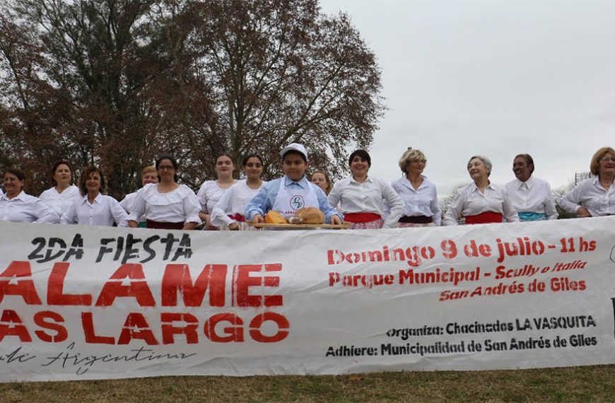 San Andrés de Giles va por el salame récord